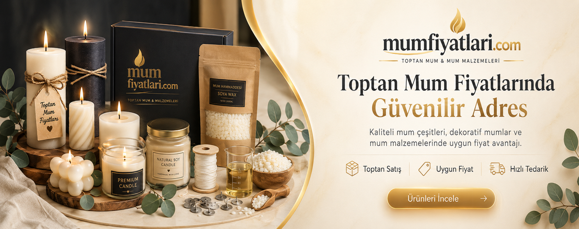 Toptan Mum Fiyatları - Toptan Mum İmalatı - En Yakın Mum